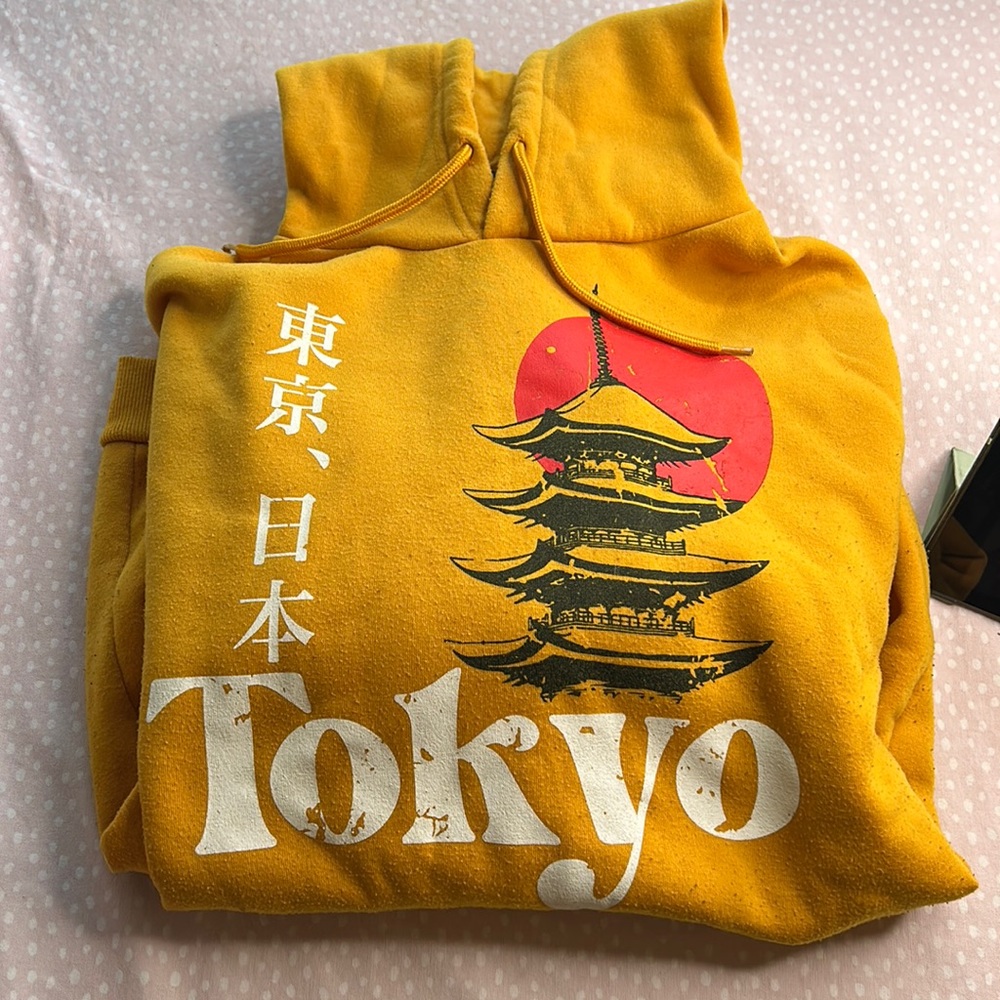 Mustard Yellow Pop shop “Tokyo” Sweatshirt